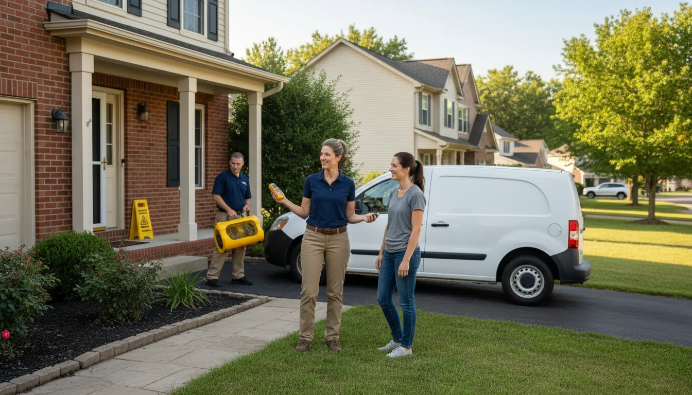 Water restoration image for Flood Water Cleanup, Removal And Restoration Services in Linthicum Heights, MD